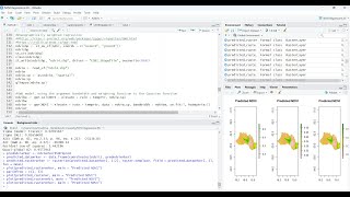 Google Earth Engine Tut121  Geographically Weighted Regression Models in R Studio  View From Space [upl. by Elysia383]