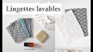 COUDRE des LINGETTES LAVABLES ZÉRO DÉCHET  conseils entretien et usure 1 an après [upl. by Rotow826]