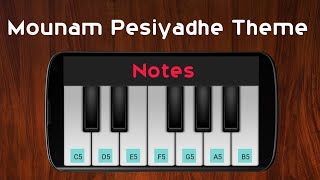 Mounam Pesiyadhe Theme  Yuvan Shankar Raja  Perfect Piano 🎹 [upl. by Collette]