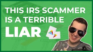 This IRS Scammer Is A Terrible Liar [upl. by Alderman]