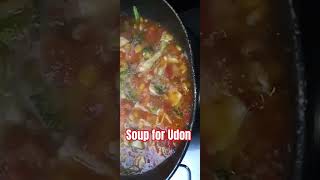 Soup for udon Chinese cooking food shortvideo [upl. by Alyt]