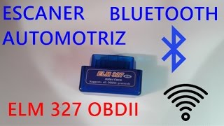 Escaner automotriz bluetooth ELM327 OBDII  borra codigo de check engine del tablero 2020 [upl. by Negiam51]