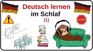 quotIm Schlaf Deutsch lernenSprachtraining für Anfängerquot Deutsche Alltagsgespräche learngerman [upl. by Jordana]