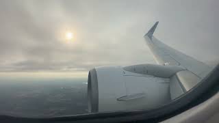 Ryanair Boeing 737800 take off Dublin AirportEIDW and land Gatwick Airport LGW Sunrise [upl. by Ronnoc]