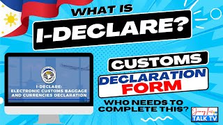 IDeclare Easy StepbyStep Guide  ECustoms Declaration Form ECBD  Who Needs to Complete This [upl. by Herold]