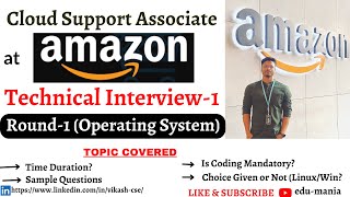 Cloud Support Associate Technical Interview1 30 Interview Questions Amazon CSA Experience  AWS [upl. by Yankee]