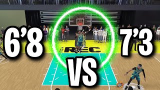 68 CENTER VS 73 CENTER ON NBA 2K24 NEXT GEN [upl. by Drusi]