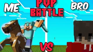 PVP BATTLE IN ME amp BROTHER viralvideo [upl. by Huxham984]