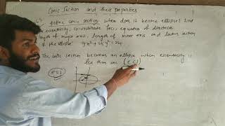 Conic section for B Sc B Ed B A in nepali  Ellipse part1 [upl. by Lolita407]