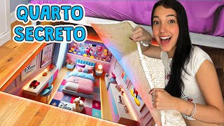 CONSTRUI UM QUARTO SECRETO DA DISNEY NA MINHA CASA  Luluca [upl. by Howie]