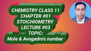 03 Stoichiometry Chemistry 11 Mole amp Avogadros number [upl. by Flossi]