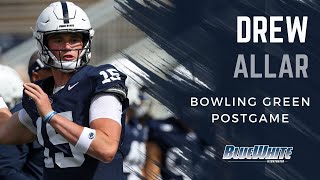 Penn State quarterback Drew Allar recaps win over Bowling Green [upl. by Verras]