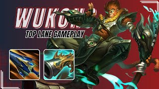 WILD RIFT  ATIER WUKONG TOP LANE GAMEPLAY  CRIT BUILD [upl. by Peugia]