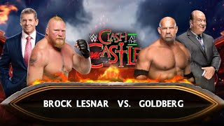 WWE 2K24  Brock Lesnar vs Goldberg  CLASH OF CHAMPIONS  PS5™ 4K60 [upl. by Elspeth424]