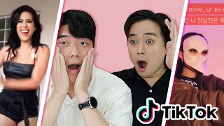 BAILES DE TIKTOK COREANO VS LATINO [upl. by Rma]