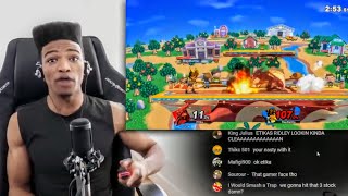 ETIKA PLAYS quotSMASH ULTIMATEquot WITH VIEWERS [upl. by Ingelbert]