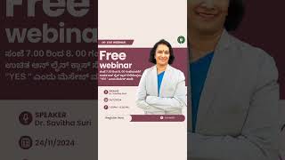 Free webinar PCOS PCOD reversal kannada [upl. by Gore]