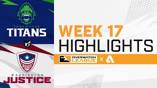 Vancouver Titans VS Washington Justice  Overwatch League 2021 Highlights  Week 17 Day 3 [upl. by Lynnell]