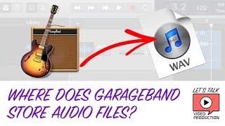 Where does Garageband Store Audio Files  amp How To Extract Separate Audio Files 🎙🎧 [upl. by Solange]