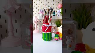 DIY Brush Holder shortviral art artshorts diycraft diyideas acrylicpainting [upl. by Enitsenre972]