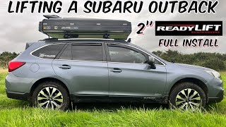 How to Lift a Subaru Outback  2” ReadyLIFT Kit [upl. by Karlise]