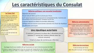 THEME 47 PARTIE 1 LE CONSULAT 1799 1804 [upl. by Plusch]