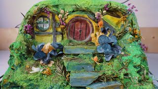 Hobbit House theme crush 🌿 Satisfying  ASMR Sleep aid Relax Anxiety relief [upl. by Haletky216]