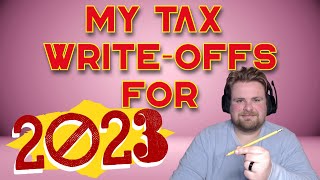 MY 2023 TAX WRITEOFFS [upl. by Braca174]