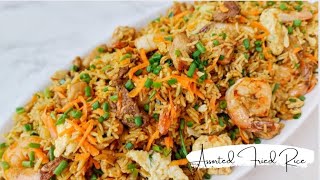 May 2022 Meal Prep The most delicious Assorted Fried Rice Recipe Popular Ghana Fried Rice [upl. by Aikemot93]