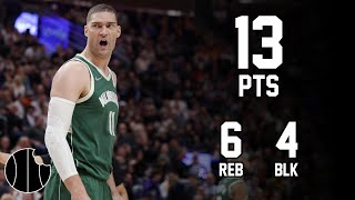 Brook Lopez Highlights  Celtics vs Bucks  28th Oct 2024 [upl. by Acceb]