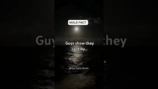 Guys show they care by shorts psychologyfacts subscribe [upl. by Allerus752]