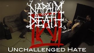 NAPALM DEATH  UNCHALLENGED HATE WOUNDVAC cover ft Nick from SaintBreaker [upl. by Edmon827]