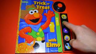 ELMO HALLOWEEN SOUND BOOK Sesame Street PlayASound Books [upl. by Nicholas]