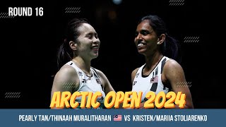 Pearly TanThinaah Muralitharan 🇲🇾 Vs KristenMariia Stoliarenko 🇺🇦🇳🇱  Arctic Open 2024 [upl. by Keg]