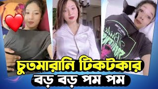 বাচ্চারা দূরে থাকো। আস্তির বিনোদন। tiktok বড় আপুদের পম পম [upl. by Krasnoff]