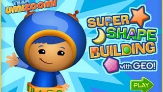 Team Umizoomi  Super Shape Building with Geo  Kids Game [upl. by Parish]