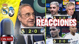 REACCIONES DE LOS PROTAGONISTAS AL TITULO DEL REAL MADRID VS ATALANTA 🏆 MBAPPE quotQUIERO MUCHO MÁS [upl. by Crockett]