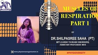 MUSCLES OF RESPIRATION CARDIORESPIRATORY ANATOMY  ANATOMY EDUCATIONPHYSIOVERSITYDR SHILPASREE [upl. by Marketa]