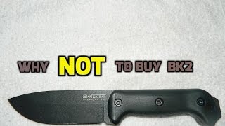 Why NOT to buy a Kabar BK2 It Sucks [upl. by Halik744]