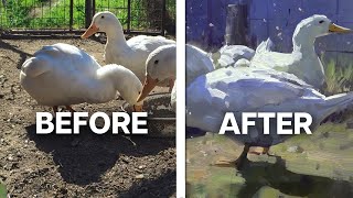 How to Paint Ducks in Oil Paint [upl. by Dennet]