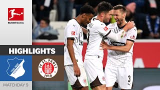 St Pauli Secures BIG POINTS  TSG Hoffenheim  FC St Pauli 02  Highlights  Matchday 9  BULI [upl. by Serle]