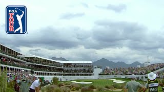 Every tee shot from No 16 in Round 3 of Waste Management 2019 [upl. by Gerek285]