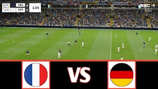 FRANCE VS GERMANY  FRIENDLY MATCH 20232024  FOOTBALL LIFE 2024 [upl. by Jaan]