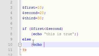 PHP Tutorial  4  If Else Statements [upl. by Leikeze]