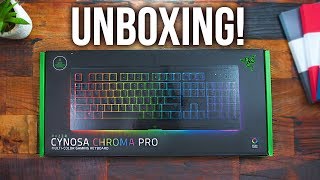 Razer Cynosa Chroma Pro Keyboard Unboxing amp First Look [upl. by Gladdy]