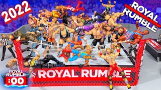 WWE Royal Rumble 2022 Action Figure Match [upl. by Tarra973]