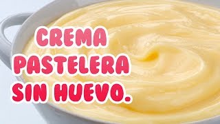 Crema PASTELERA SIN HUEVO  SUPER FACIL  Claudio Us [upl. by Shanney]