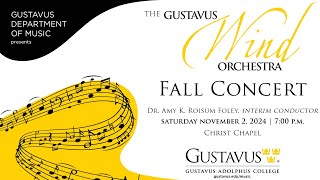 Gustavus Wind Orchestra Fall Concert [upl. by Ssecnirp]