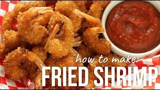 How to Make Panko Fried Shrimp  Crispy Breaded Shrimps Recipe [upl. by Kieger553]