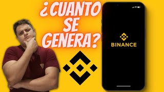 ➡️💸¿Cuánto se genera con Binance Earn y Simple Earn🤔y ¿cómo usarlo [upl. by Adal]